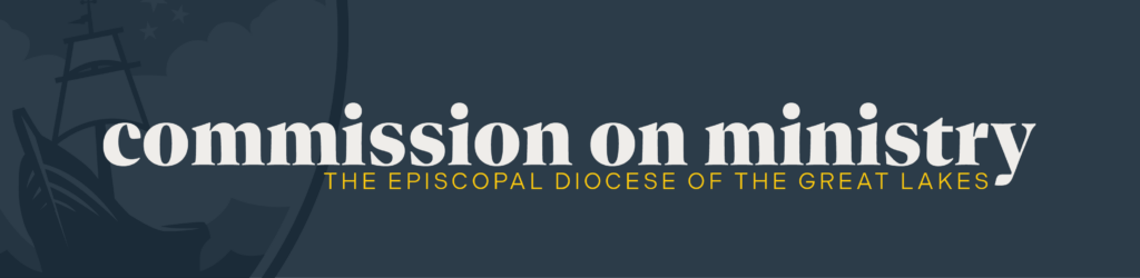 Image reads: "Commission on Ministry | Episcopal Diocese of the Great Lakes"