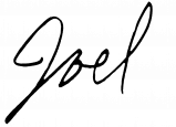 The image is the first-name only signature for the Rev. Joel Turmo.